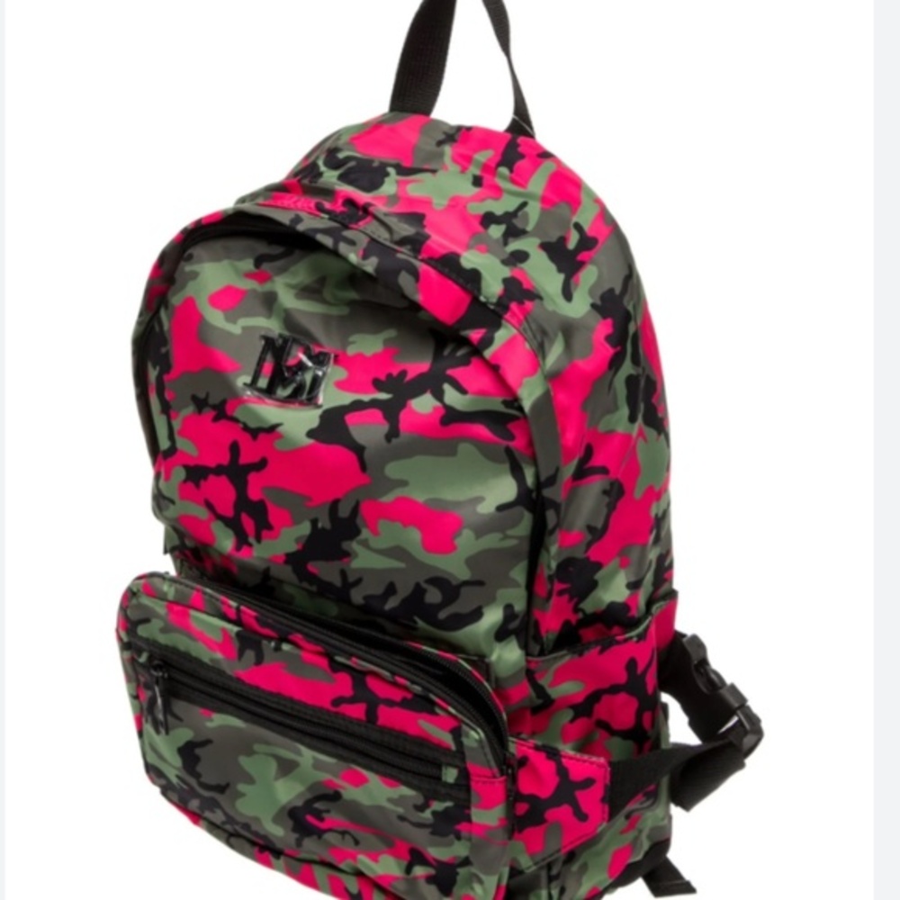 Badgley Mischka Nylon Camouflage Backpack
